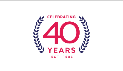 hmr 40th anniversary logo