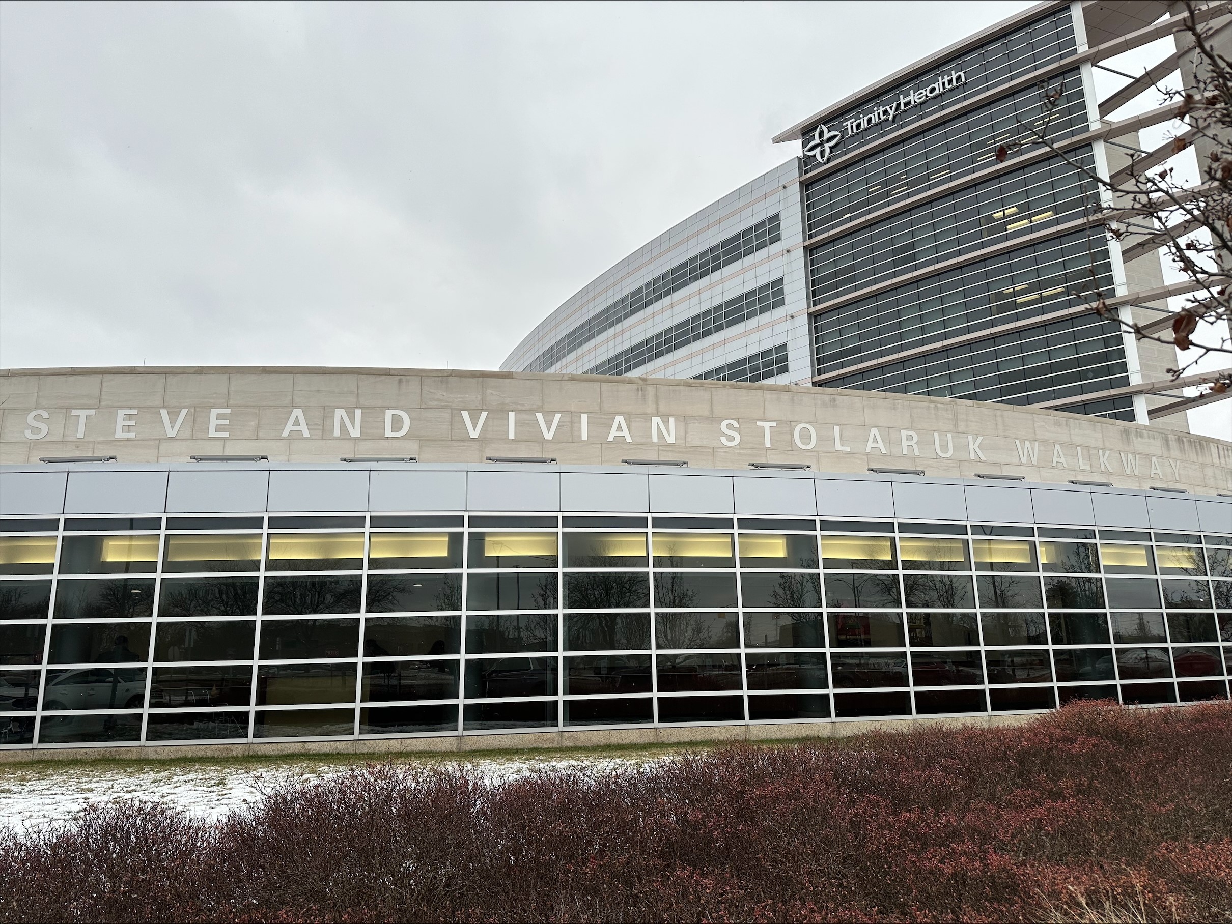 Walkway at Trinity Health Oakland