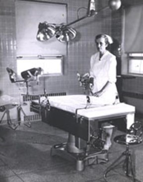 NOCH delivery room in 1954