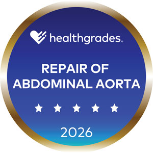 Healthgrades abdominal aorta award
